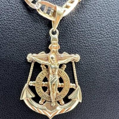 Gold necklace 10 k