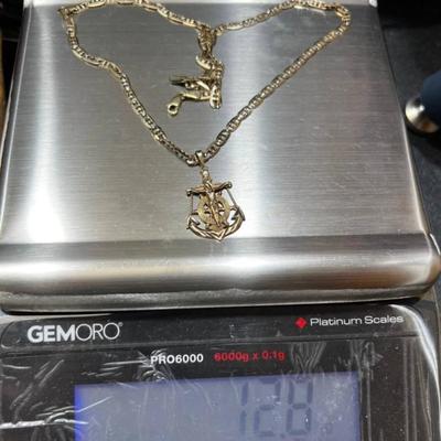 Gold necklace 10 k