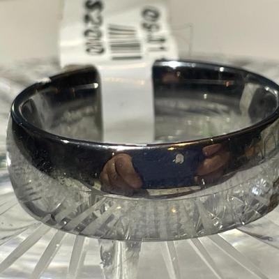 Tungsten Full Size 9-3/4 in New Never Used Condition Wedding Band Ring as Pictured. (Ring-3).