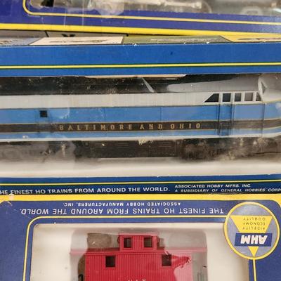 AHN HO Trains Lot Baltimore & Ohio Erie Lackawanna V.& T. C.N.W.