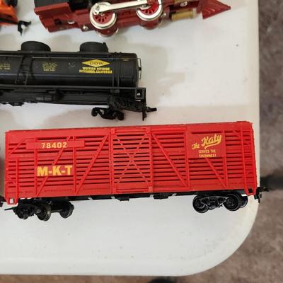 HO Train Lot Locomotives Cars Coors Baltimore & Ohio Santa Fe