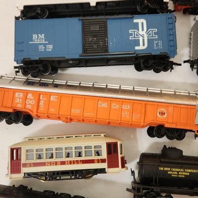 HO Train Lot Locomotives Cars Coors Baltimore & Ohio Santa Fe