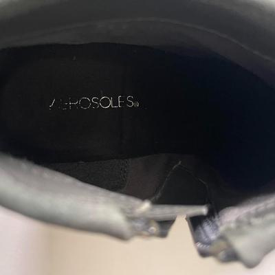 Brand New Dark Grey Suede Ankle Boots by Aerosoles, Size 6.5