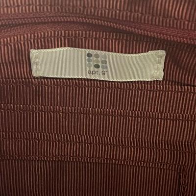 Apt G Maroon Leather Bag