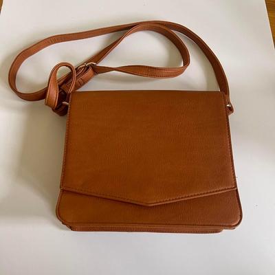 Beyond the Bag Co Beige Leather Cross Body Bag - Like New condition