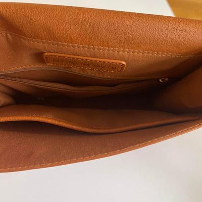 Beyond the Bag Co Beige Leather Cross Body Bag - Like New condition