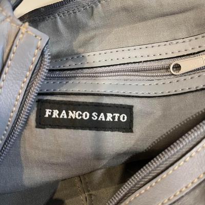 Franco Sarto Grey Leather Shoulder Bag