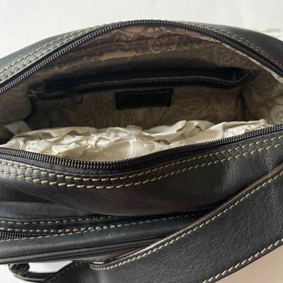 Brand New with Tags Black Leather Bag by Tignanello