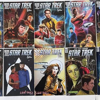 Comic Books: Star Trek Vol 5 Issues #44-48,50-54