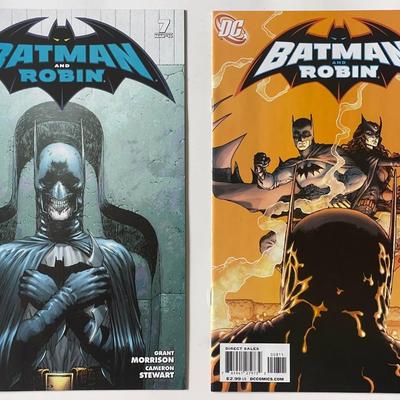 Comic Books: Batman and Robin Vol 1 Issues #7-#12 and Batman and Robin Vol 2 Issues #3,#4