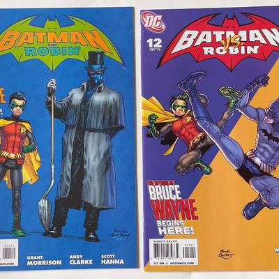 Comic Books: Batman and Robin Vol 1 Issues #7-#12 and Batman and Robin Vol 2 Issues #3,#4