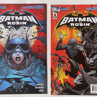 Comic Books: Batman and Robin Vol 1 Issues #7-#12 and Batman and Robin Vol 2 Issues #3,#4