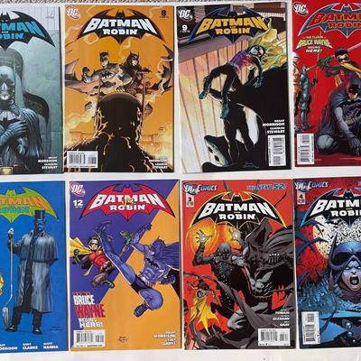 Comic Books: Batman and Robin Vol 1 Issues #7-#12 and Batman and Robin Vol 2 Issues #3,#4