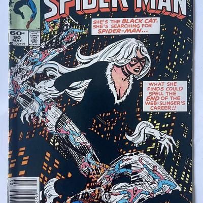 Comic Book: Peter Parker, The Spectacular Spider-Man #90 – 2nd Appearance of Spider-Man in Black Costume!