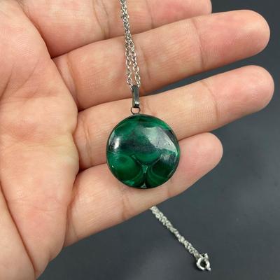 -66- FINE JEWELRY | Malachite Necklaces & Earrings