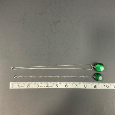-66- FINE JEWELRY | Malachite Necklaces & Earrings