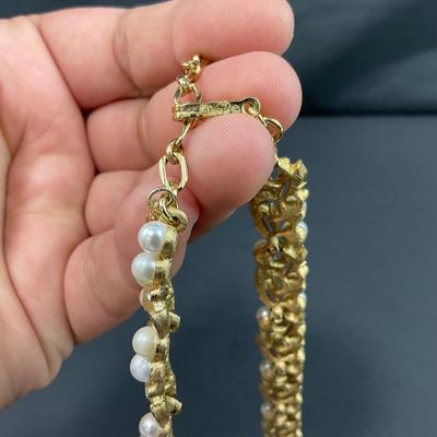-67- JEWELRY | Trifari Necklace & Trifari Mushroom Pin