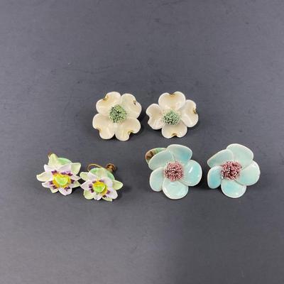 -68- JEWELRY | Porcelain Earring Sets