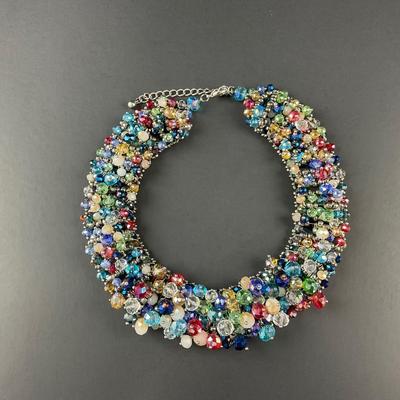 -83- ARTISAN | Beaded Collar Necklace