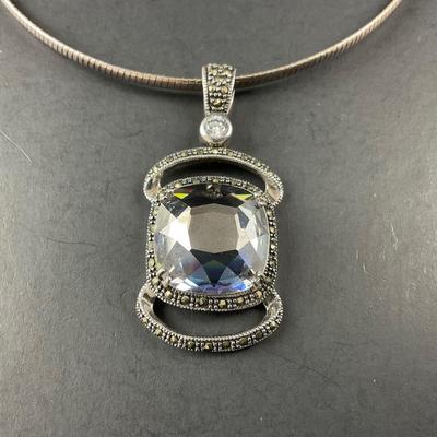 -85- SILVER | 925 Korea Sterling Chain & Pendant | Marked