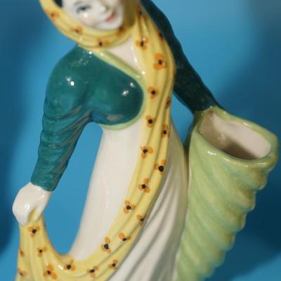CERAMIC ARTS STUDIO 1942-1956 TRIAD WOMEN VASES TRAID CANDLEHOLDER WOMEN GROUPING