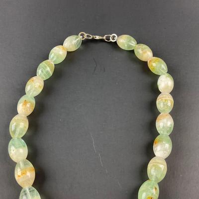 -87- COSTUME JEWELRY | Blue Stone Statement Necklace
