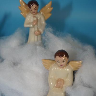 CERAMIC ARTS STUDIO 1942-1956 LADY OF FATIMA & ANGELS
