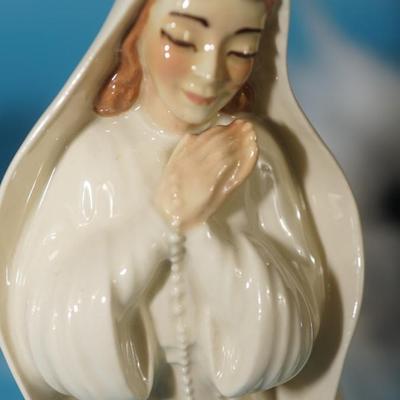 CERAMIC ARTS STUDIO 1942-1956 LADY OF FATIMA & ANGELS