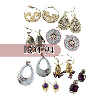 -94- COSTUME JEWELRY | Miscellaneous Assortment Of Earrings