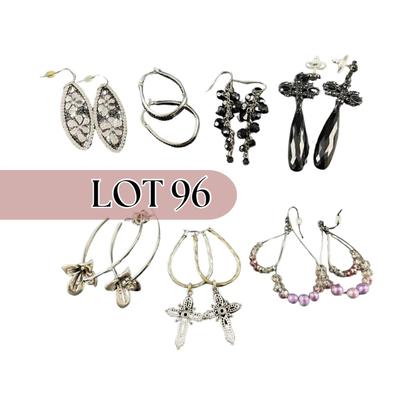 -96- COSTUME JEWELRY | Miscellaneous Assortment Of Earrings