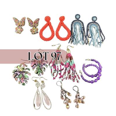 -97- COSTUME JEWELRY | Miscellaneous Assortment Of Earrings