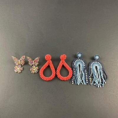 -97- COSTUME JEWELRY | Miscellaneous Assortment Of Earrings