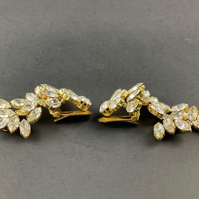 -99- COSTUME JEWELRY | Gold Tone Drop Earrings & Alice Caviness Earrings