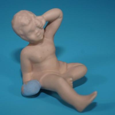 CERAMIC ARTS STUDIO 1942-1956 BABIES "WILLY," "WALLY", "WINNEY", & "WOODY" /ALSO ONE UNPAINTED.