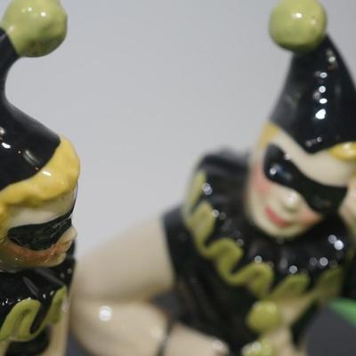 CERAMIC ARTS STUDIO - MADISON, WI 1942-1956 "PIEROTTE & PIERROT" SHELF SITTERS