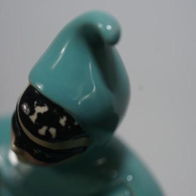 CERAMIC ARTS STUDIO MADISON, WI 1942-1956 "ENCORE LADY" TEAL COLOR