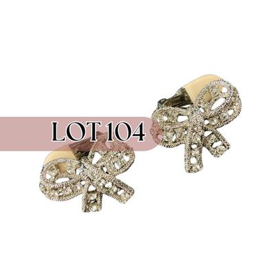 -104- ARNOLD SCAASI | Vintage Bow Clip Earrings | Marked