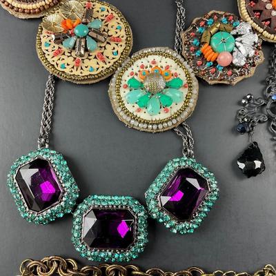 -106- COSTUME JEWELRY | Multicolored Beaded Necklaces