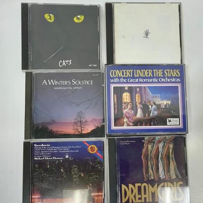 Lot of 6 Mixed Genre Music CDs