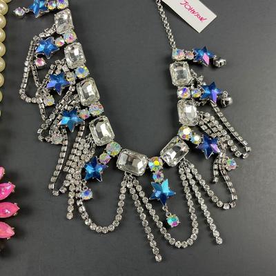 -107- BETSY JOHNSON | Colorful Necklaces | Marked