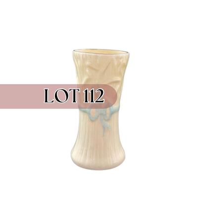 -112- BELLEEK | Pottery Typha Spill Vase | 7th Mark