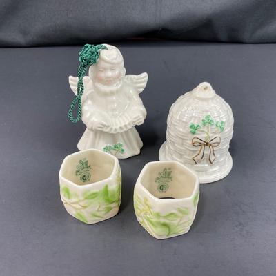 -113- BELLEEK | Napkin Rings & Bells