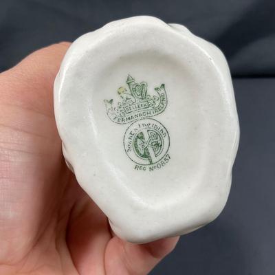 -115- BELLEEK | Maiden Kneeling Small Pitcher | 4th Mark