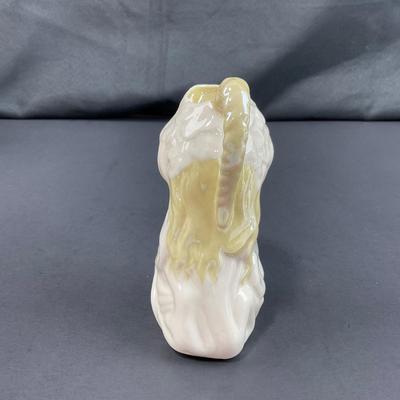 -115- BELLEEK | Maiden Kneeling Small Pitcher | 4th Mark