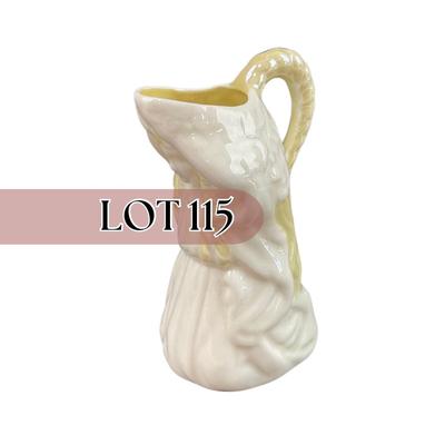 -115- BELLEEK | Maiden Kneeling Small Pitcher | 4th Mark