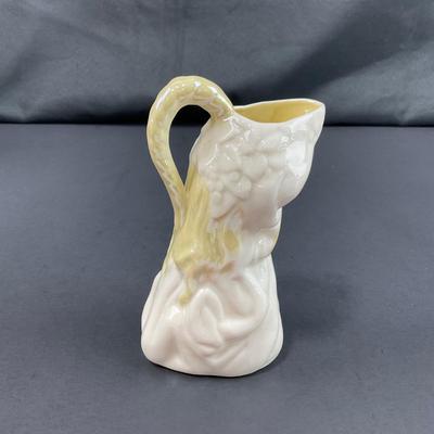-115- BELLEEK | Maiden Kneeling Small Pitcher | 4th Mark