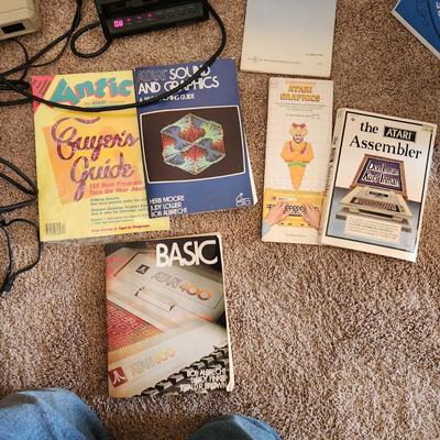 Atari 850 Computer, Indus Systems G.T. for Atari Lot Drives Books Basic