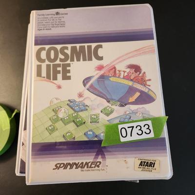 Vintage Atari Computer Programs Cosmic Life Trains Micro Flier Aerobics