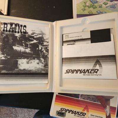 Vintage Atari Computer Programs Cosmic Life Trains Micro Flier Aerobics