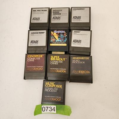 Vintage 1983 Atari Computer Cartridges